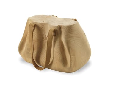 MONDANA - Low solid cedar wood stool (Request Info).