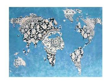 MONDO - Hand-tafted New Zealand wool and viscose rug (Request Info).
