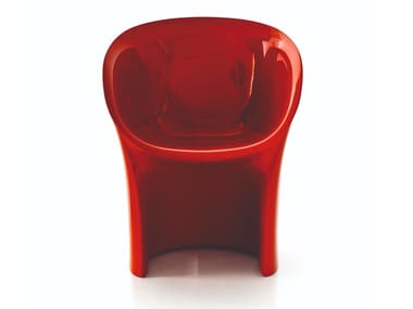 MOON - Polyethylene easy chair with armrests (Request Info).