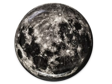 MOON - Round porcelain tray (Request Info).