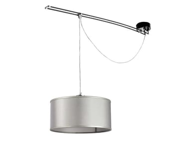 MOOVE - LED pendant lamp with fabric shade (Request Info).