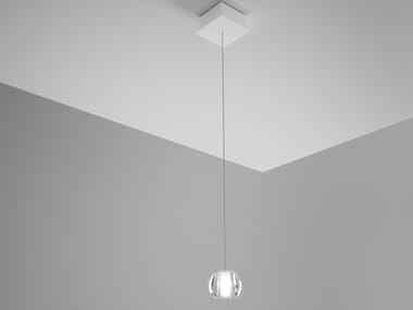MULTISPOT BELUGA - Crystal pendant lamp by Fabbian