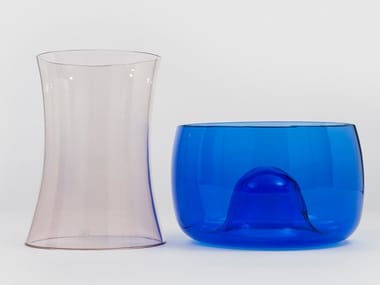 MURANO E - Set of Murano blown glass vases (Request Info).