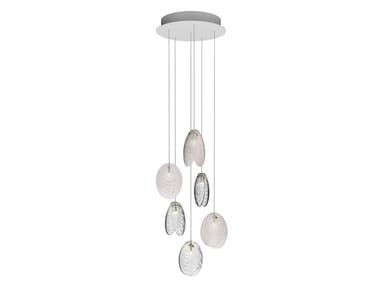 MUSSELS 6 - LED crystal pendant lamp (Request Info).