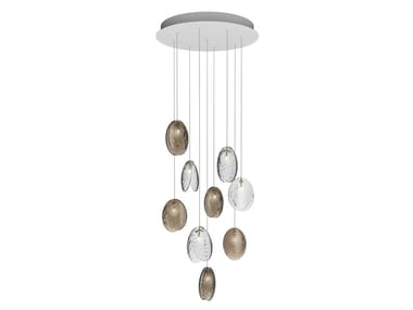 MUSSELS 9 - LED crystal pendant lamp (Request Info).