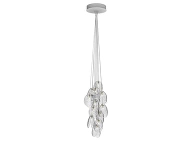 MUSSELS CLUSTER 12 - LED crystal pendant lamp (Request Info).