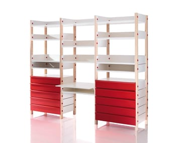 MY STORAGE - Sectional kids bookcase with drawers (Request Info).
