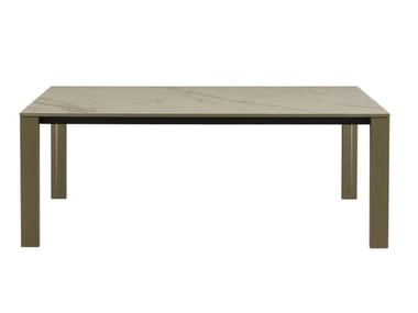 NAÏA - Extending rectangular porcelain stoneware dining table (Request Info).