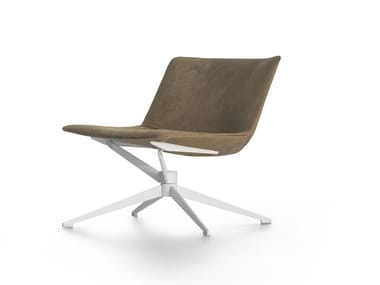 NEIL - Fabric armchair with 4-spoke base (Request Info).