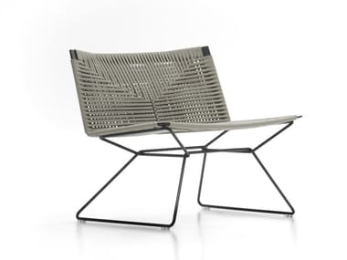 NEIL TWIST - Sled base garden rope easy chair (Request Info).