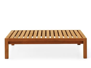 NETWORK 029 - Rectangular teak garden side table (Request Info).