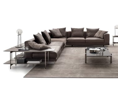 NEVYLL LOW - Corner leather sofa (Request Info).