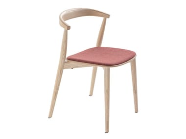NEWOOD LIGHT - Stackable ash chair (Request Info).