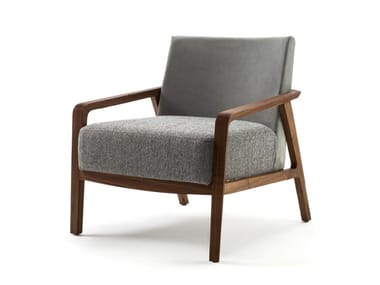 Nobl? - Fabric armchair with armrests (Request Info).