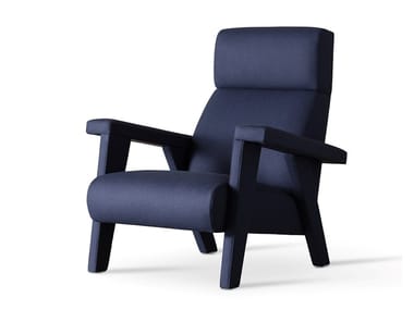 NORA - Fabric armchair with armrests (Request Info).