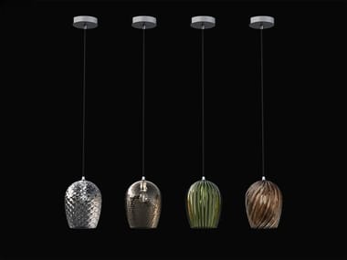 NUCE 4011/SL - Blown glass pendant lamp (Request Info).