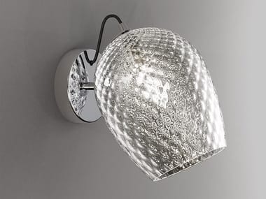 NUCE 4011/AP1 - Adjustable blown glass wall lamp (Request Info).