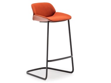 NUEZ BQ2777 - BQ2778 - Cantilever high stool with back (Request Info).