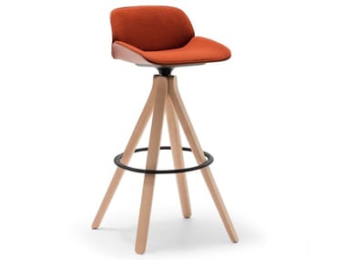 NUEZ BQ2779-BQ2780 - High swivel stool with back (Request Info).