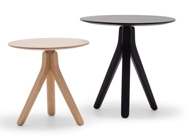 NUEZ ME2873 / ME2880 - Round wooden high side table (Request Info).