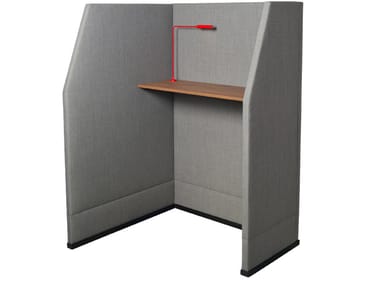BRICKS WALL CUBICLE HIGH - Office booth (Request Info).