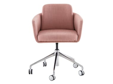 TADAO - Height-adjustable fabric office chair with castors with 5-Spoke base (Request Info).
