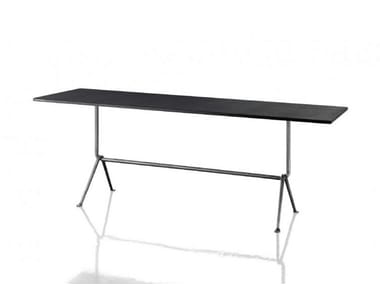OFFICINA - Rectangular galvanized plate table (Request Info).