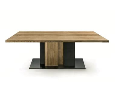OMBRA - Rectangular solid wood table (Request Info).