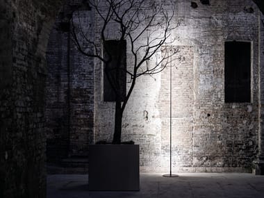 ORIGINE OUTDOOR - LED glass-fibre and metal floor lamp (Request Info).