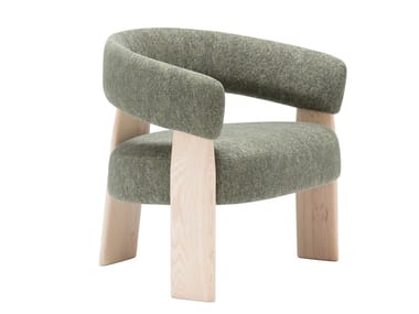 ORU BU2277 - Upholstered fabric armchair with armrests (Request Info).