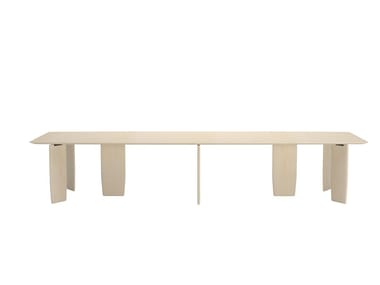 ORU ME6557 - Rectangular ash conference table (Request Info).