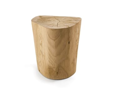 OS BUUS - Low solid cedar wood stool (Request Info).