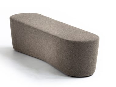TABA - Oval fabric pouf (Request Info).