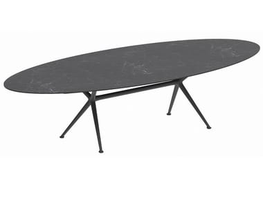 EXES - Oval ceramic garden table (Request Info).