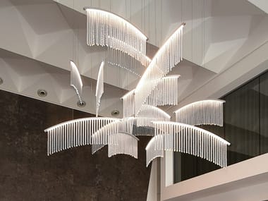 PALMYRA - Venetian crystal pendant lamp (Request Info).