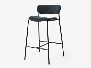PAVILION AV14 - High fabric stool with footrest (Request Info).