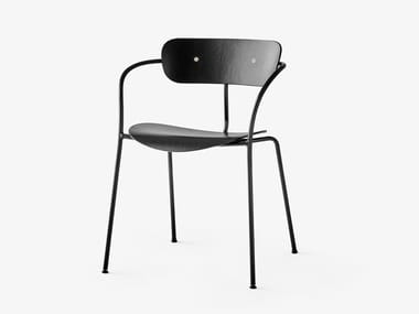 Pavilion Stackable chair with armrest AV2 (Request Info).