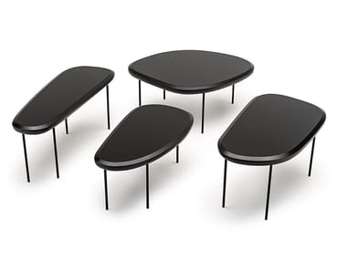 PEBBLE LOW TABLE - Low wooden coffee table (Request Info).