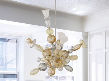 PERSEUS - Venetian crystal pendant lamp (Request Info).