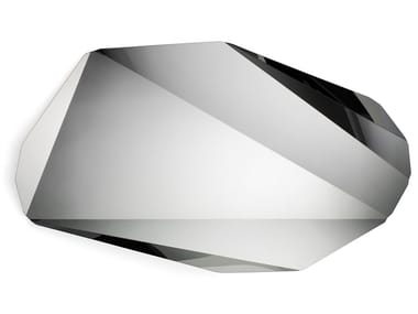 PIEGA LARGE - Wall-mounted stainless steel mirror (Request Info).