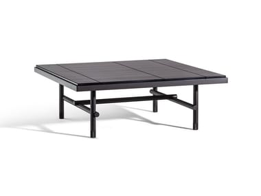 PIERRE - Square coffee table with marble top (Request Info).