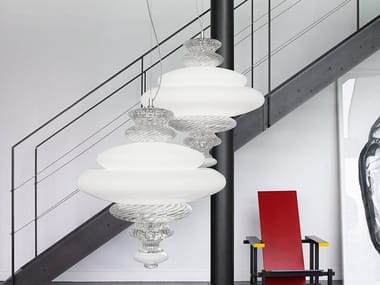PIGALLE - Venetian crystal pendant lamp (Request Info).