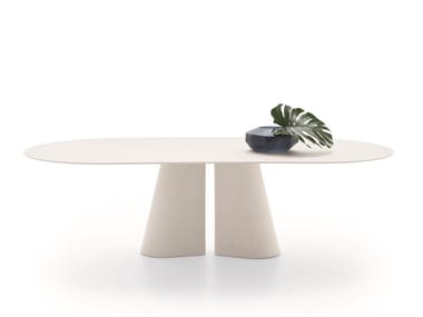 PILLAR - Oval garden table (Request Info).