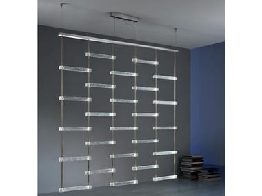 PIOLA - Glass pendant lamp / room divider (Request Info).