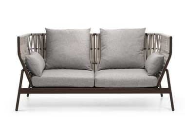 PIPER 102 - 2 seater polyester garden sofa (Request Info).