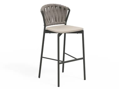 PIPER 250 - High stool in aluminum and resin (Request Info).