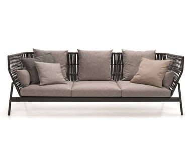 PIPER 103 - 3 seater polyester garden sofa (Request Info).