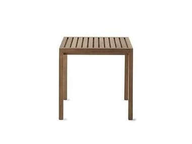 PLAZA - Square teak garden table (Request Info).