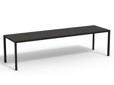 PLEIN AIR 005 - Rectangular porcelain stoneware garden table (Request Info).