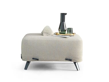 CUFF - Upholstered rectangular fabric pouf (Request Info).